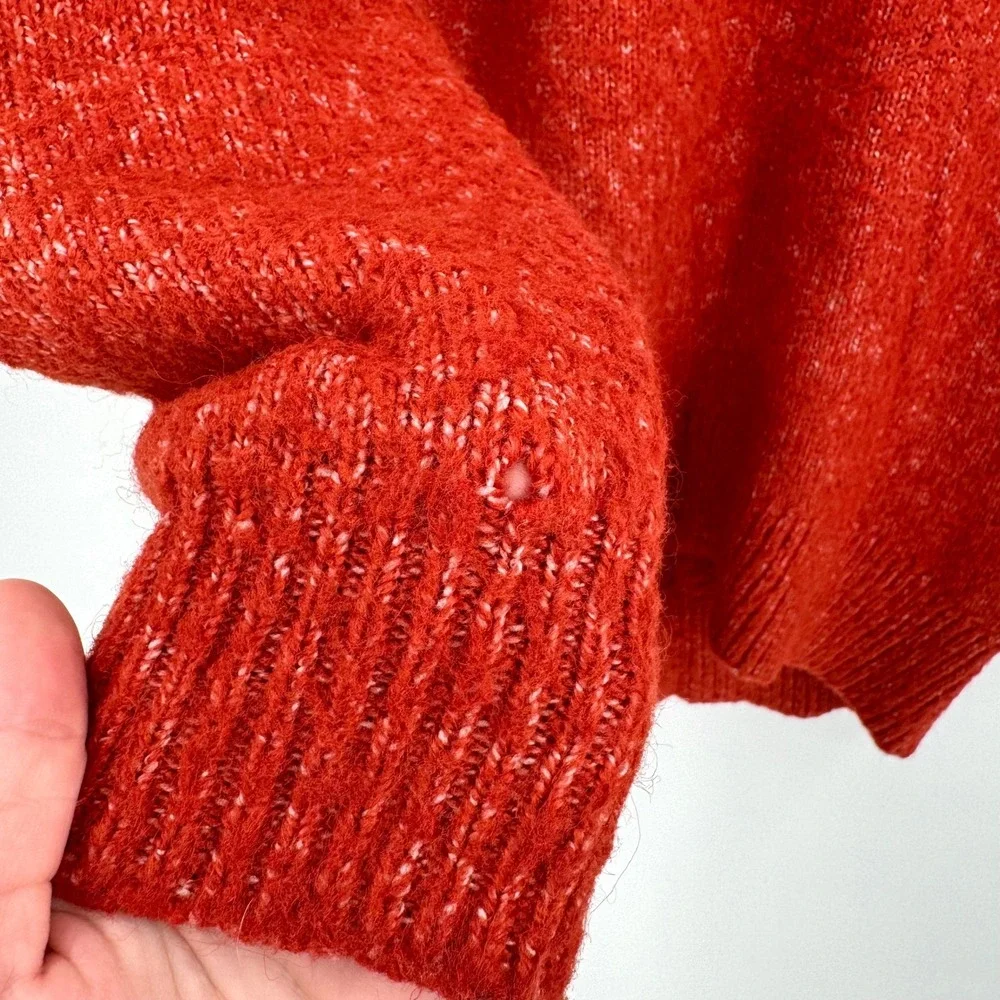 Old Navy Cozy Cocoon Orange Tunic Fox Long Sleeve‎ Sweater Women's SP